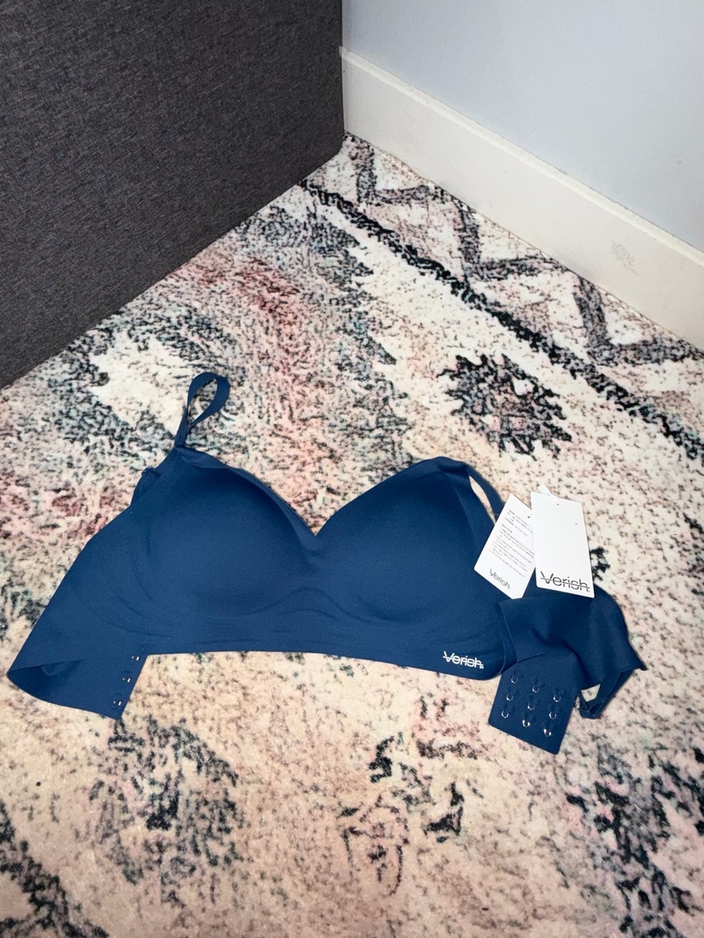 Verish Smooth Navy Wireless Seamless Bra